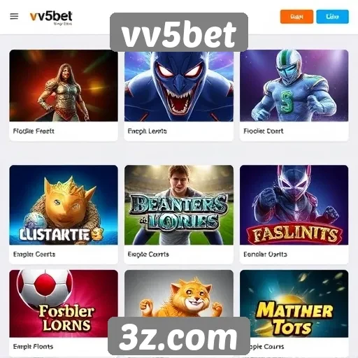 Tipos de jogos oferecidos pelo vv5bet